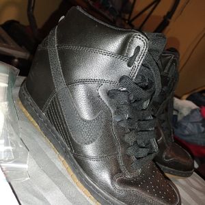 Women's Nike Dunk Sky Hi Hidden Wedge Essential Bl